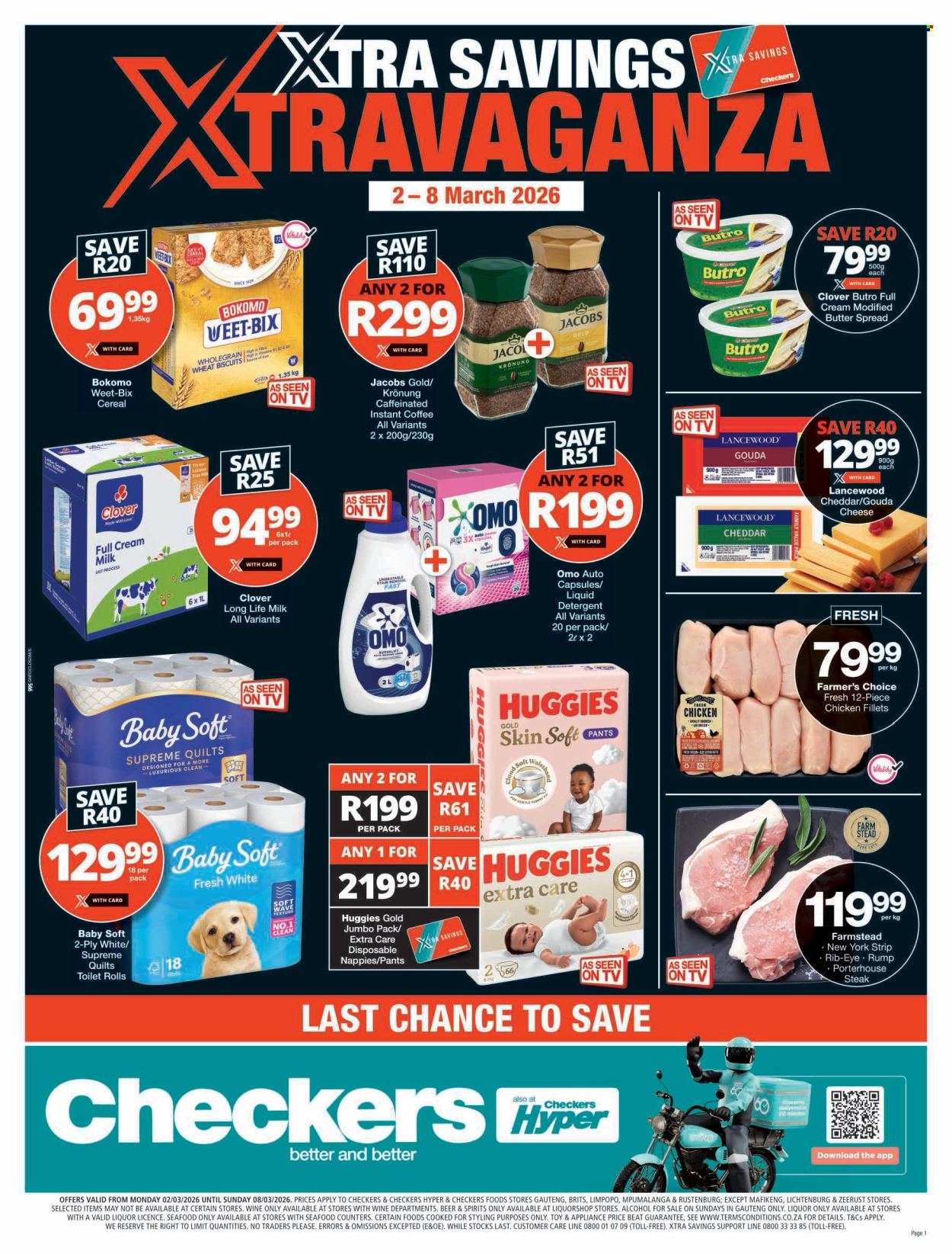 Checkers specials - 02/03/2026 - 08/03/2026. Page 1