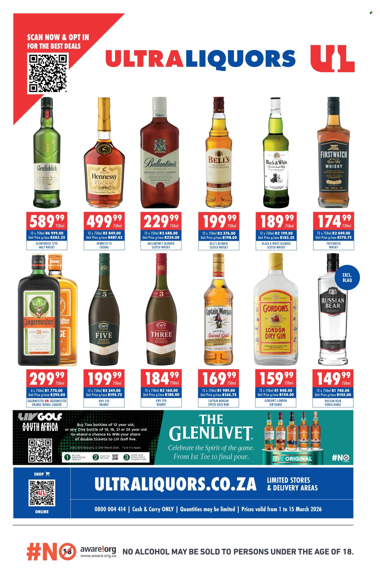 Ultra Liquors specials - 01/03/2026 - 15/03/2026. Page 1