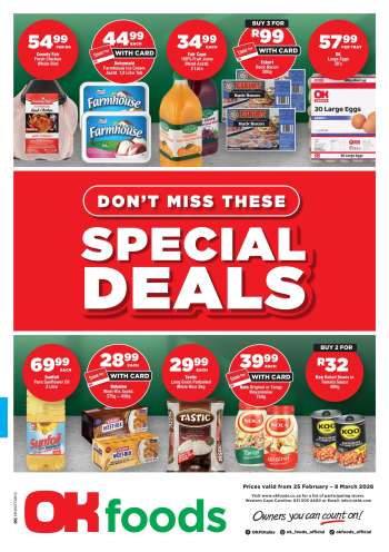 OK Foods catalogue  - 02/03/2026 - 08/03/2026.