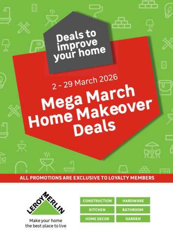 Leroy Merlin catalogue  - 02/03/2026 - 29/03/2026.
