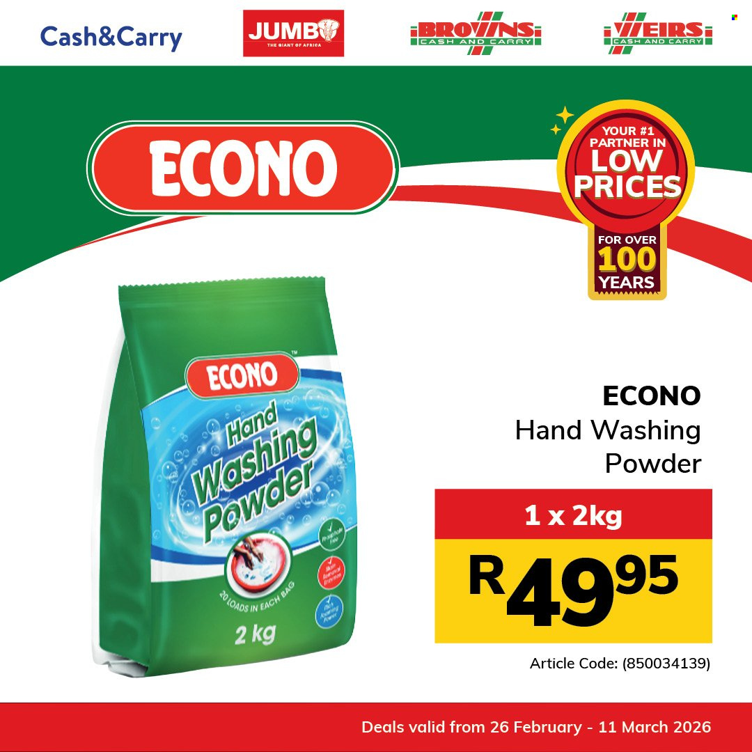 Jumbo Cash & Carry specials - 26/02/2026 - 11/03/2026. Page 13
