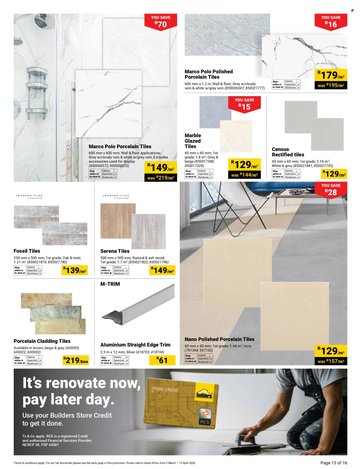 Builders specials - 03/03/2026 - 13/04/2026. Page 13