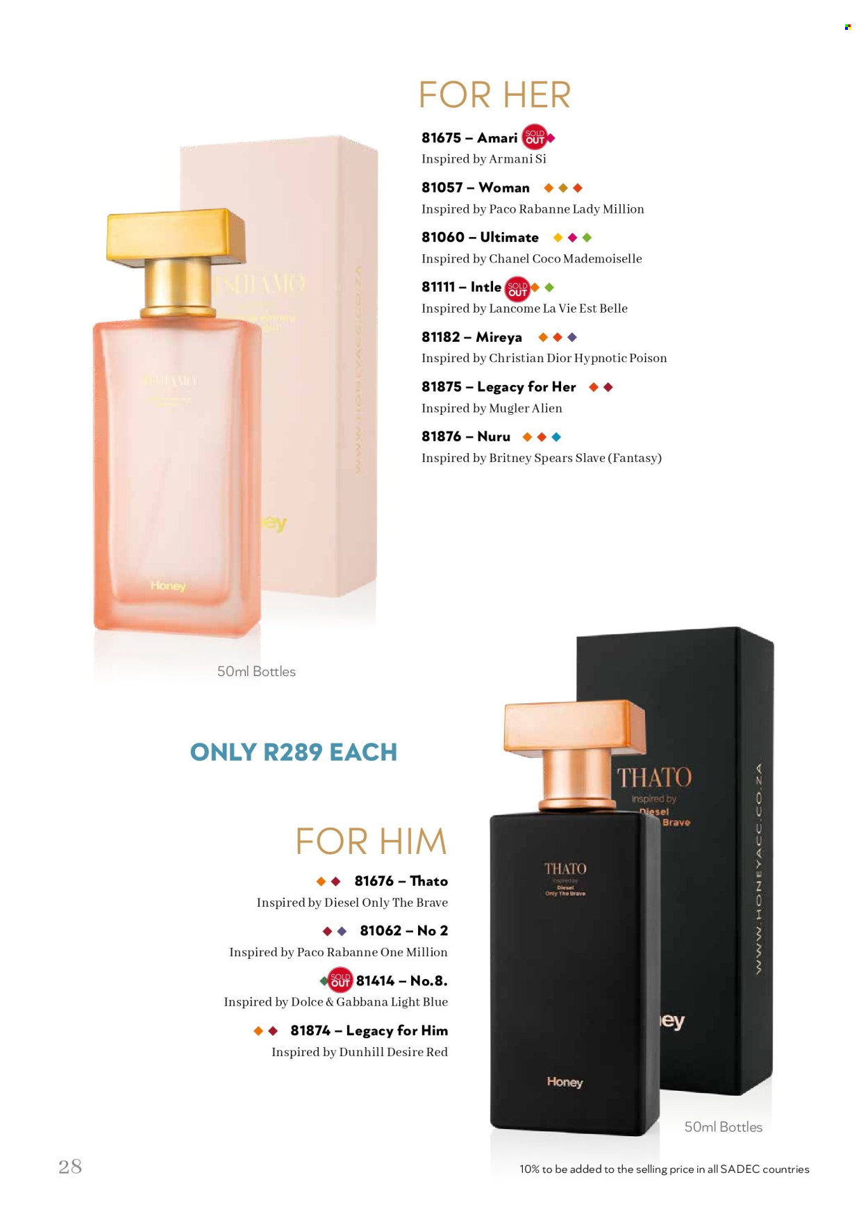 Honey specials. Page 28