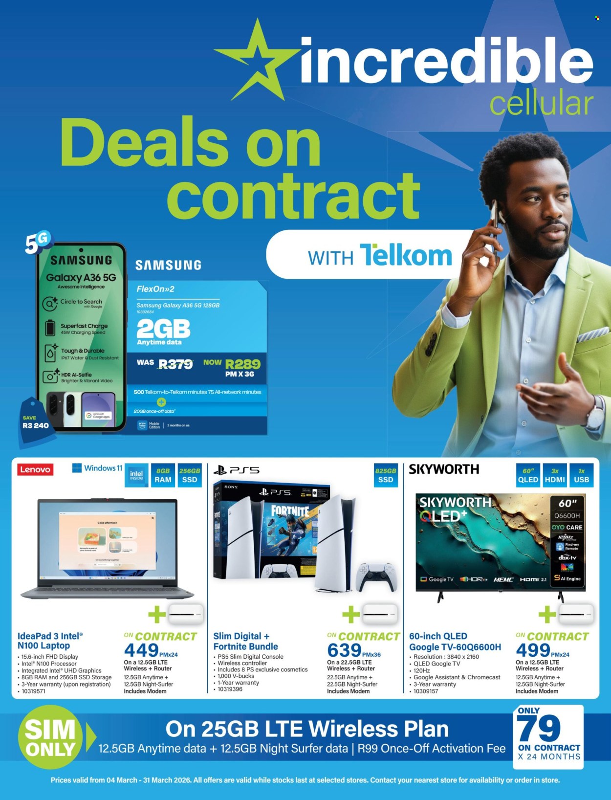 Incredible Connection specials - 04/03/2026 - 31/03/2026. Page 1