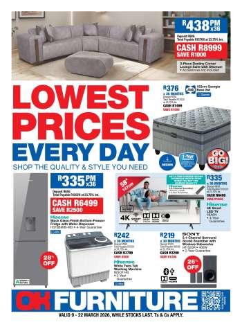 OK Furniture catalogue  - 09/03/2026 - 22/03/2026.