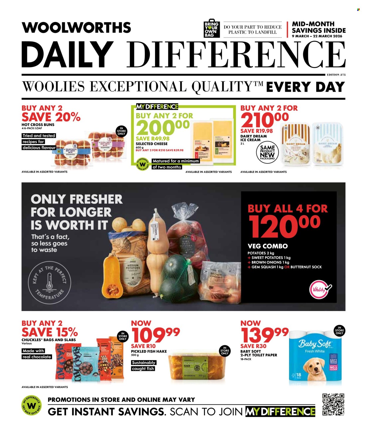 Woolworths specials - 09/03/2026 - 22/03/2026. Page 1