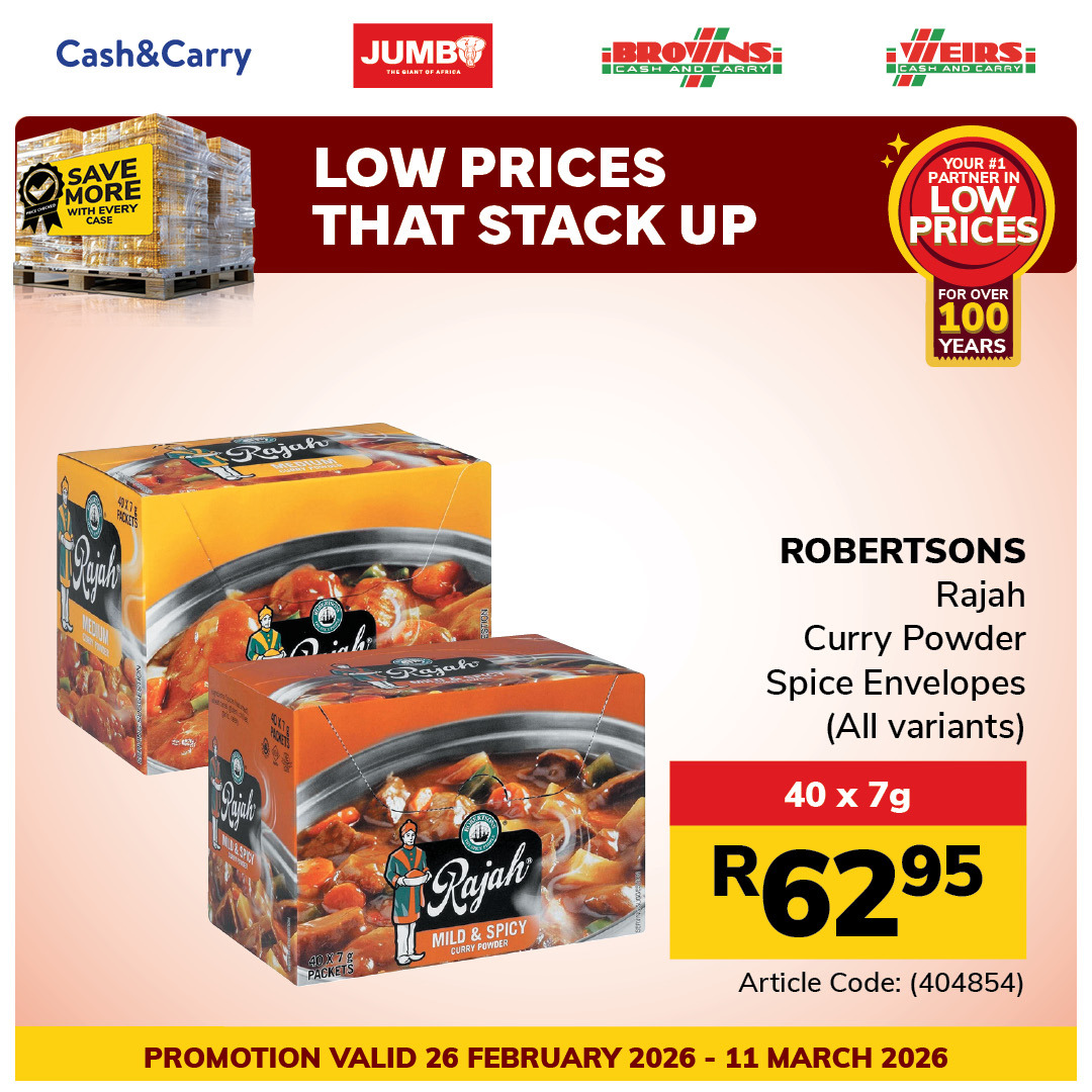Jumbo Cash & Carry specials - 26/02/2026 - 11/03/2026. Page 9
