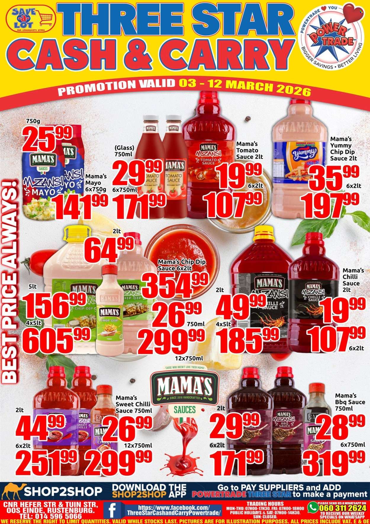 Three Star Cash and Carry specials - 03/03/2026 - 12/03/2026. Page 1