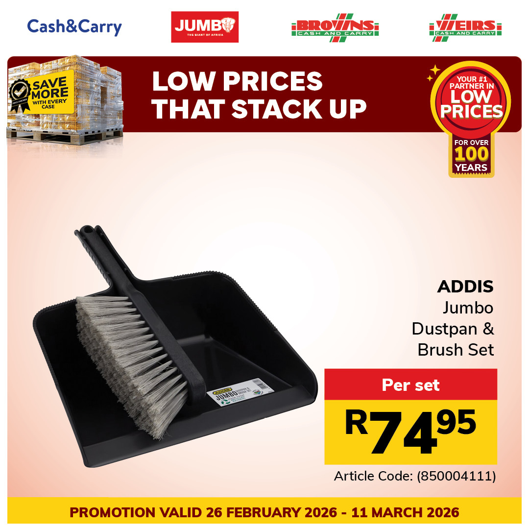 Jumbo Cash & Carry specials - 26/02/2026 - 11/03/2026. Page 1