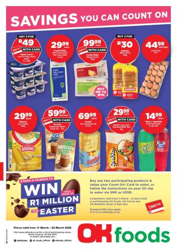 OK Foods catalogue  - 11/03/2026 - 22/03/2026.