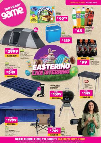 Game catalogue  - 05/03/2026 - 06/04/2026.