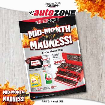 AutoZone catalogue  - 13/03/2026 - 18/03/2026.