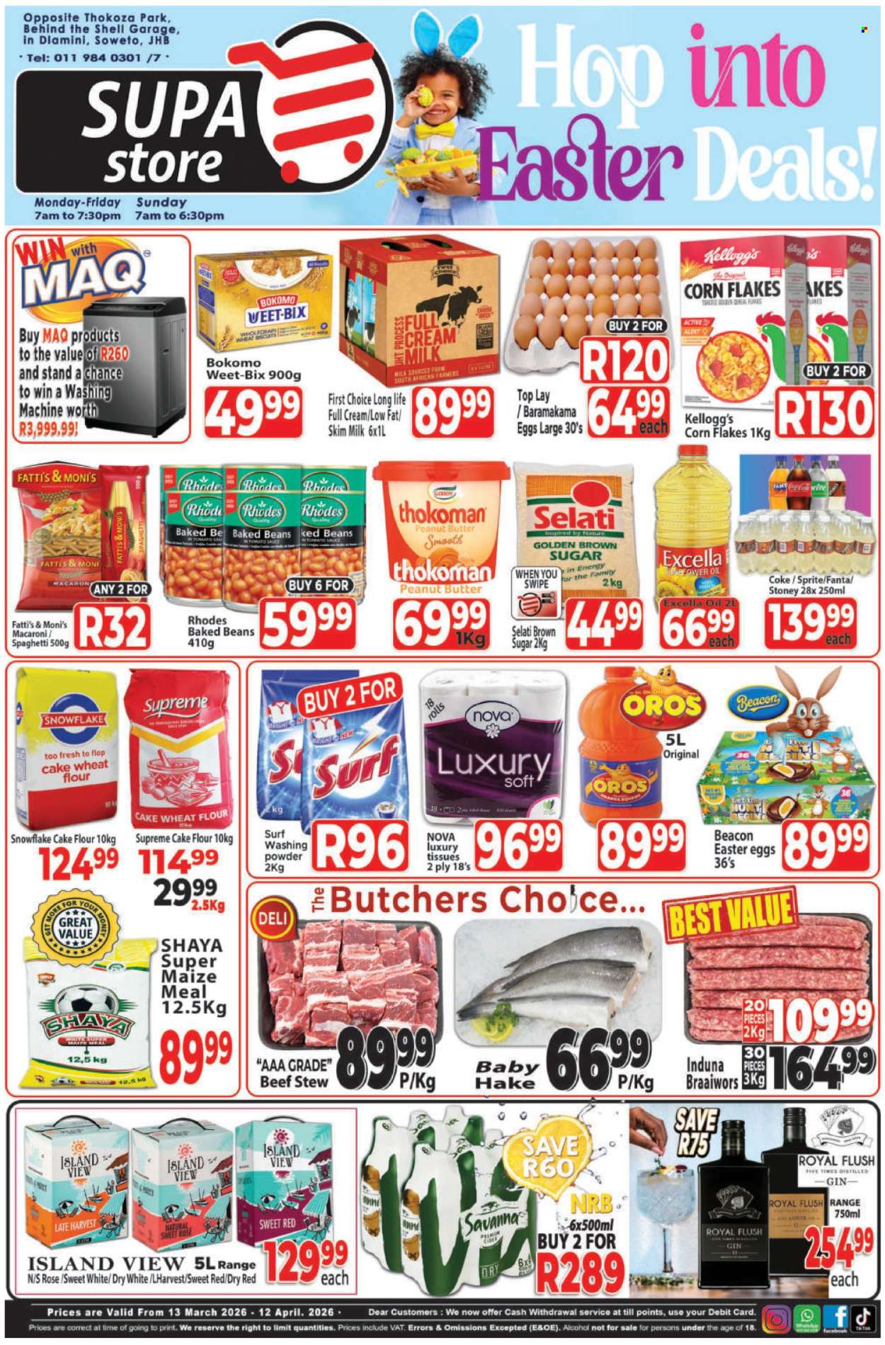 Supa Store specials - 13/03/2026 - 12/04/2026. Page 1