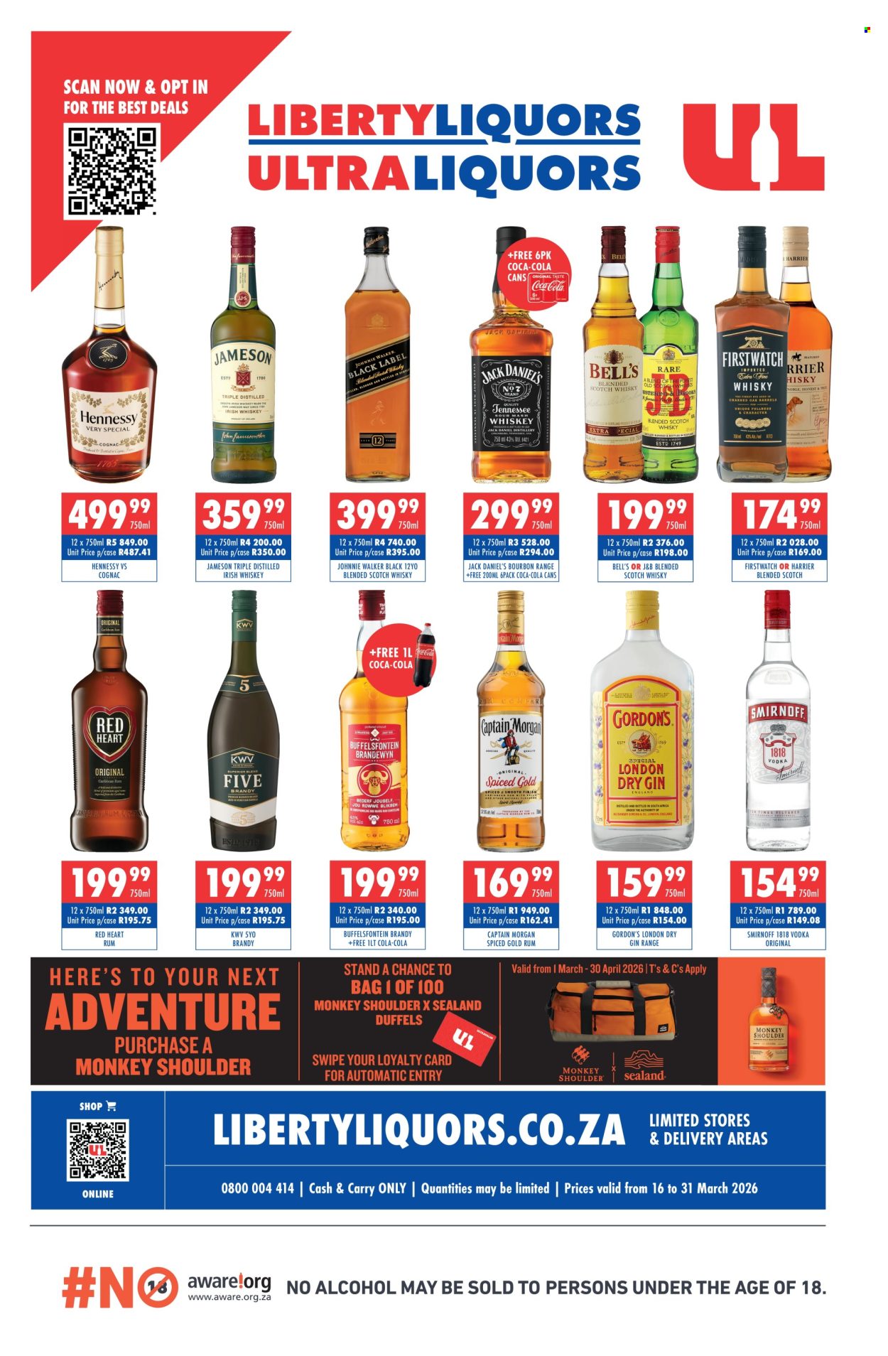 Liberty Liquors specials - 16/03/2026 - 31/03/2026. Page 1