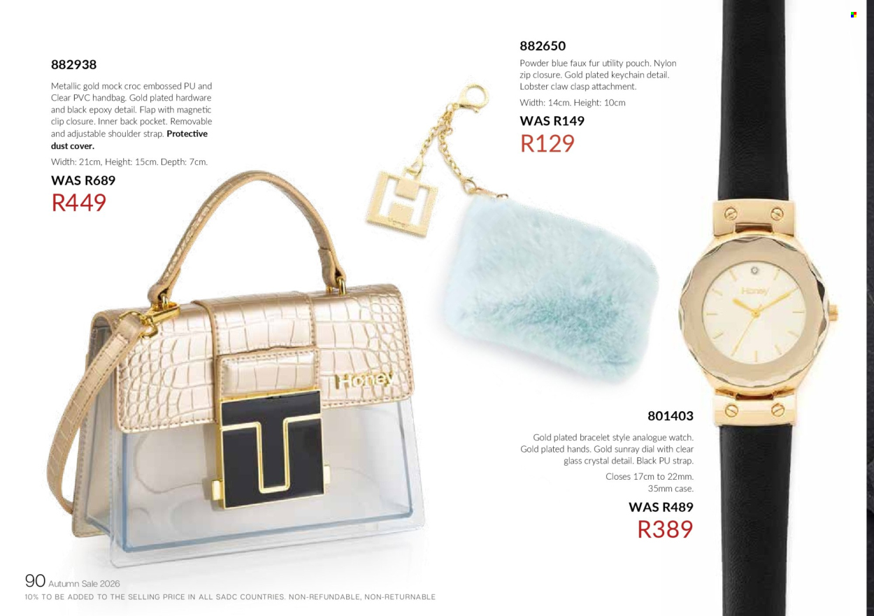 Honey specials. Page 92