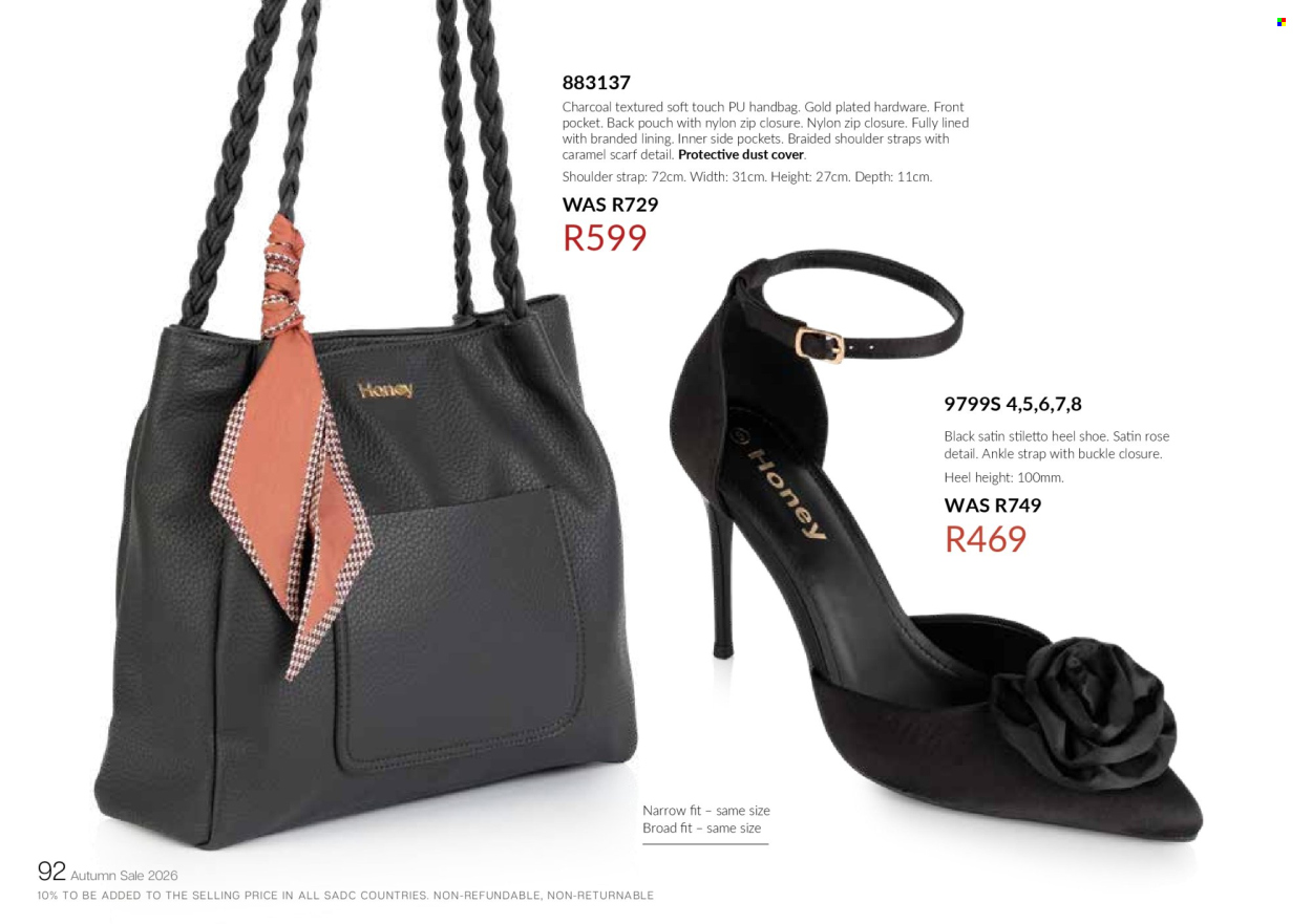 Honey specials. Page 94