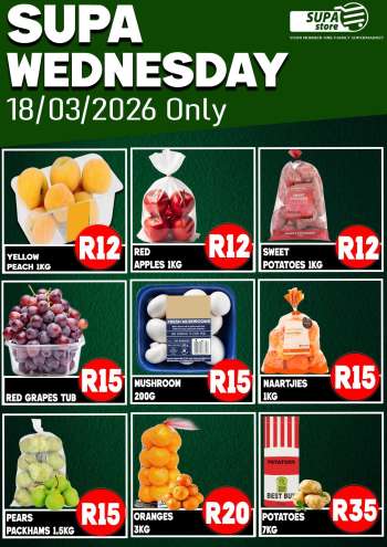 Supa Store catalogue  - 18/03/2026 - 18/03/2026.