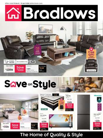 Bradlows catalogue  - 19/03/2026 - 15/04/2026.