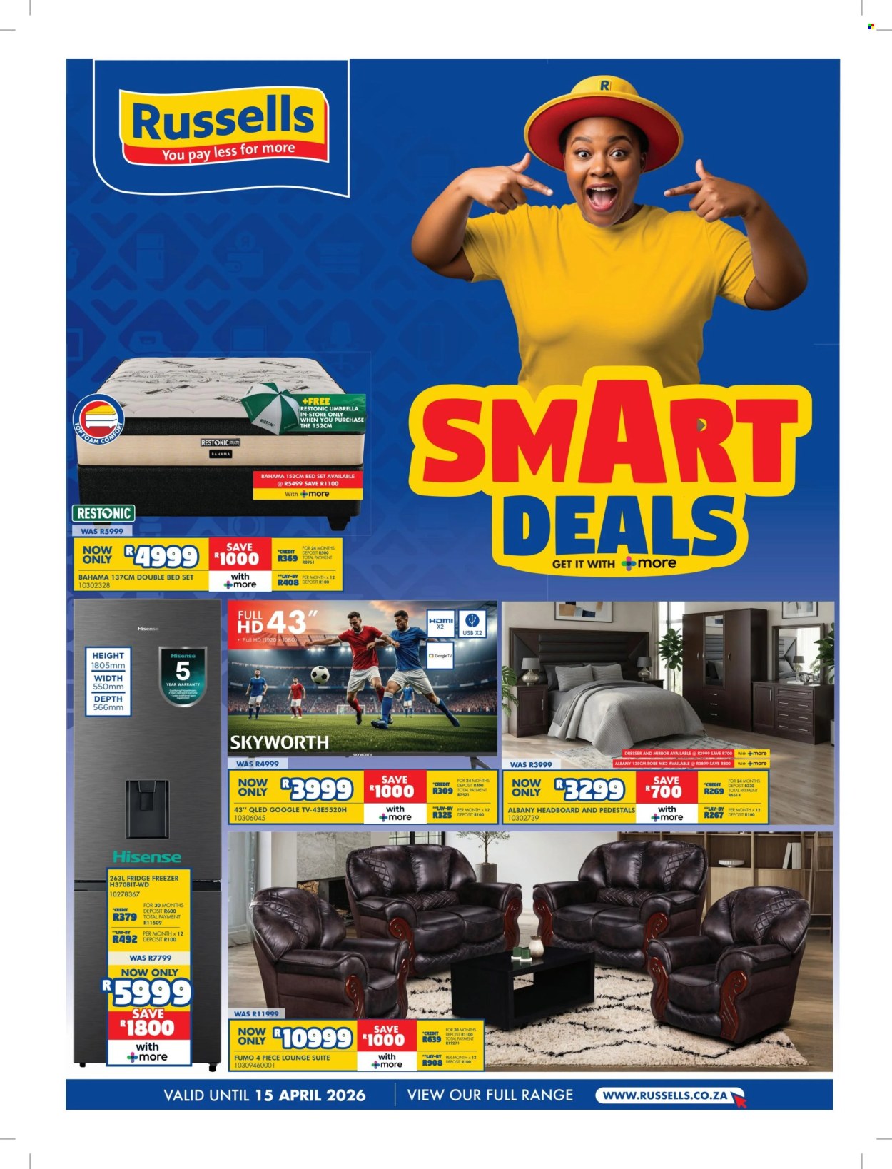 Russells specials - 19/03/2026 - 15/04/2026. Page 1