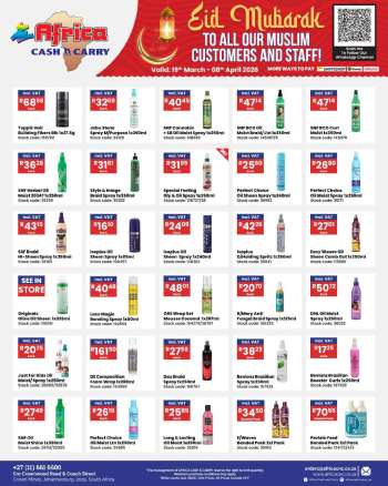 Africa Cash & Carry catalogue  - 19/03/2026 - 08/04/2026.