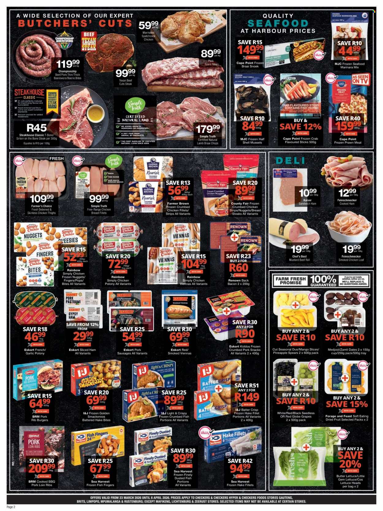 Checkers specials - 23/03/2026 - 06/04/2026. Page 2