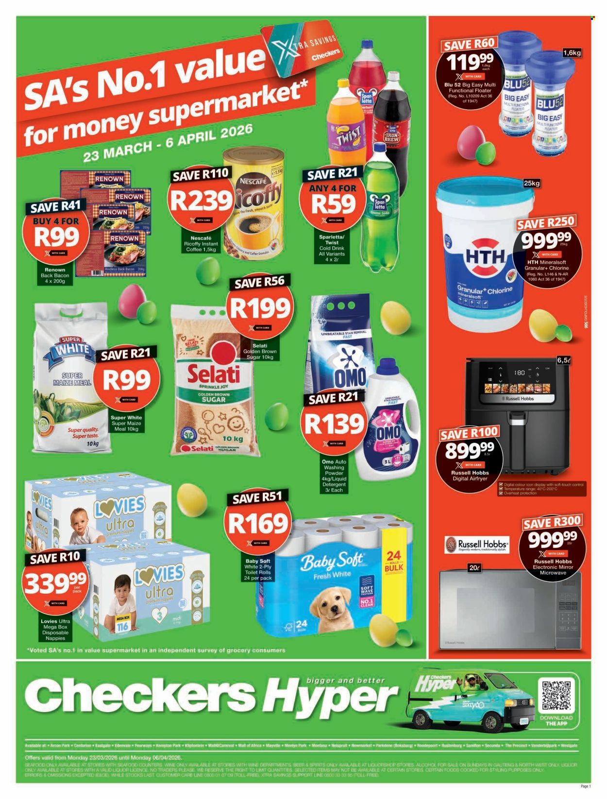 Checkers specials - 23/03/2026 - 06/04/2026. Page 1