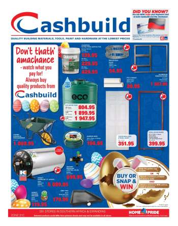Cashbuild catalogue  - 23/03/2026 - 03/04/2026.