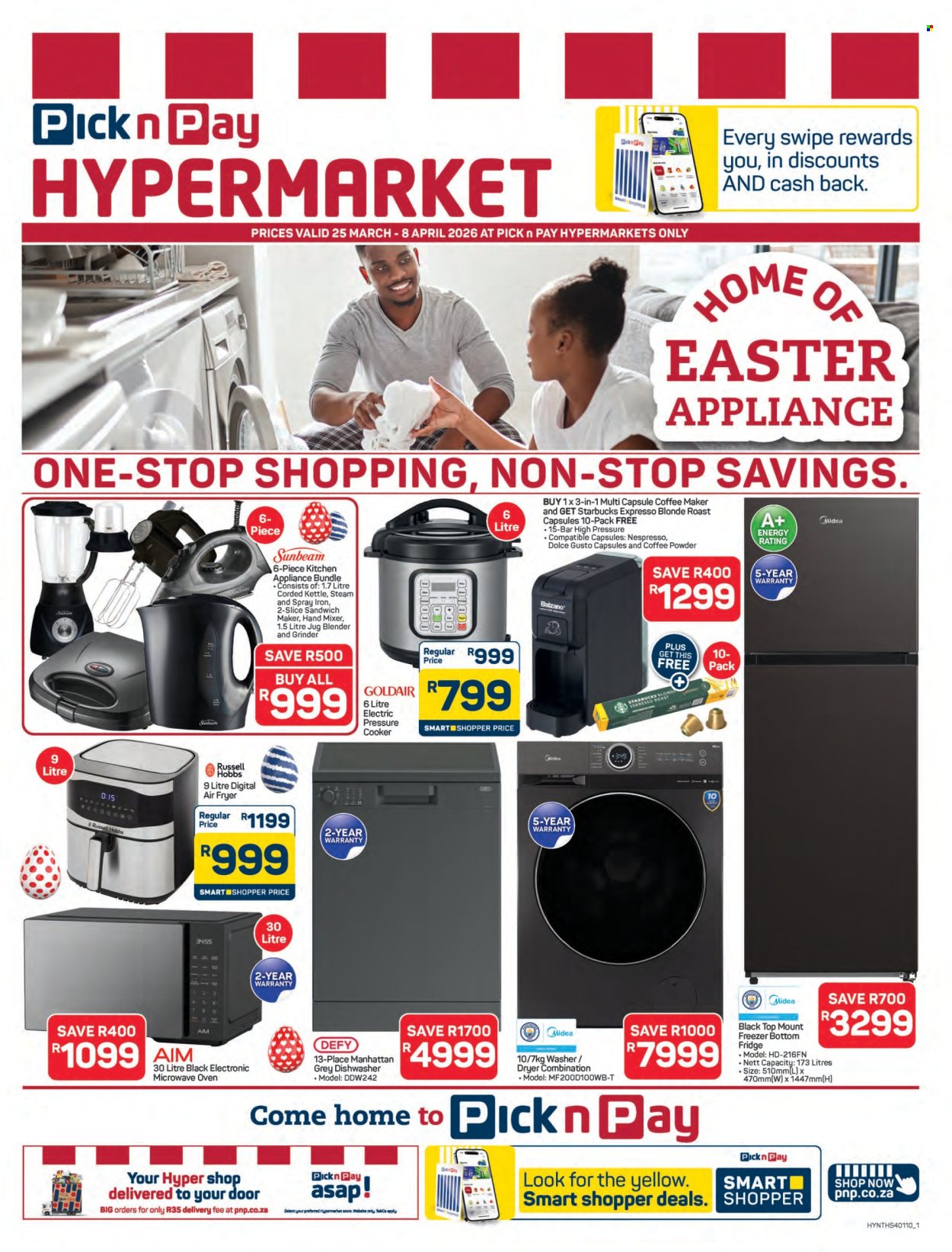 Pick n Pay Hypermarket specials - 25/03/2026 - 08/04/2026. Page 1