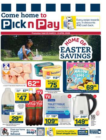 Pick n Pay Supermarket catalogue  - 25/03/2026 - 08/04/2026.