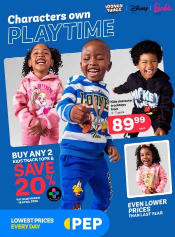 PEP Stores catalogue  - 25/03/2026 - 18/04/2026.