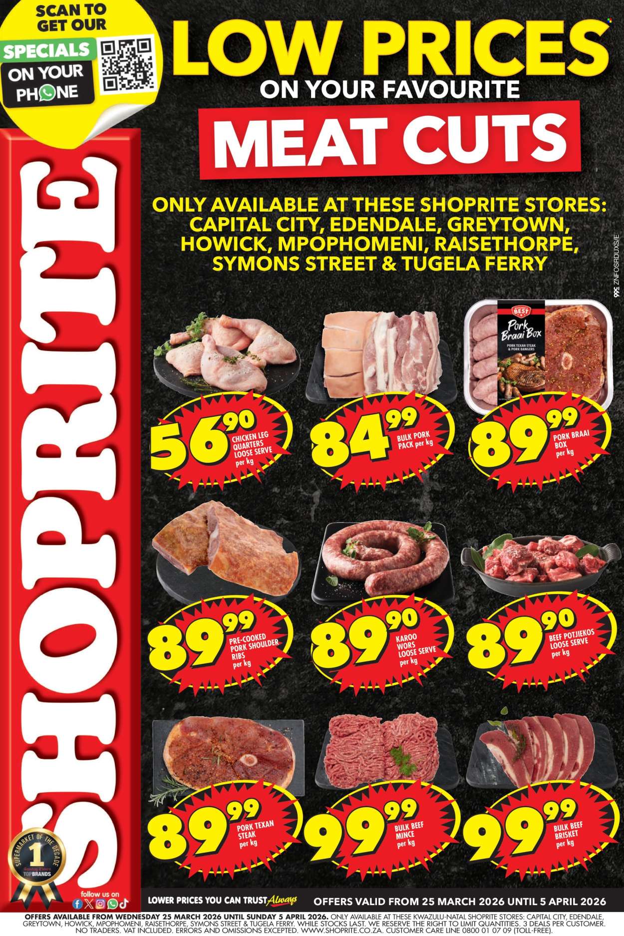 Shoprite specials - 25/03/2026 - 05/04/2026. Page 1