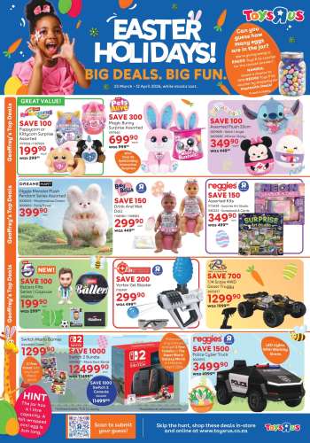 Toys R Us catalogue  - 25/03/2026 - 12/04/2026.