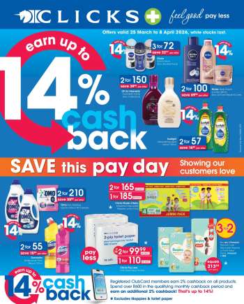 Clicks catalogue  - 25/03/2026 - 08/04/2026.