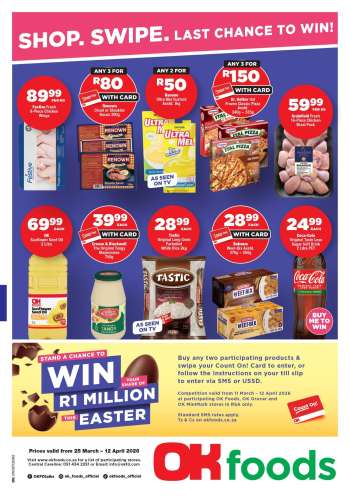 OK Foods catalogue  - 25/03/2026 - 12/04/2026.