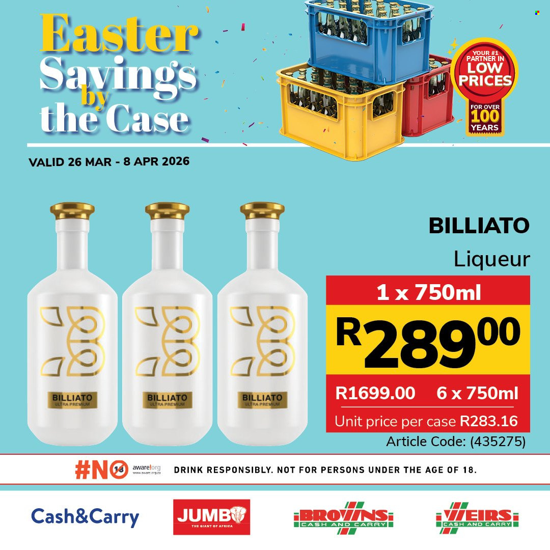 Jumbo Cash & Carry specials - 26/03/2026 - 08/04/2026. Page 68