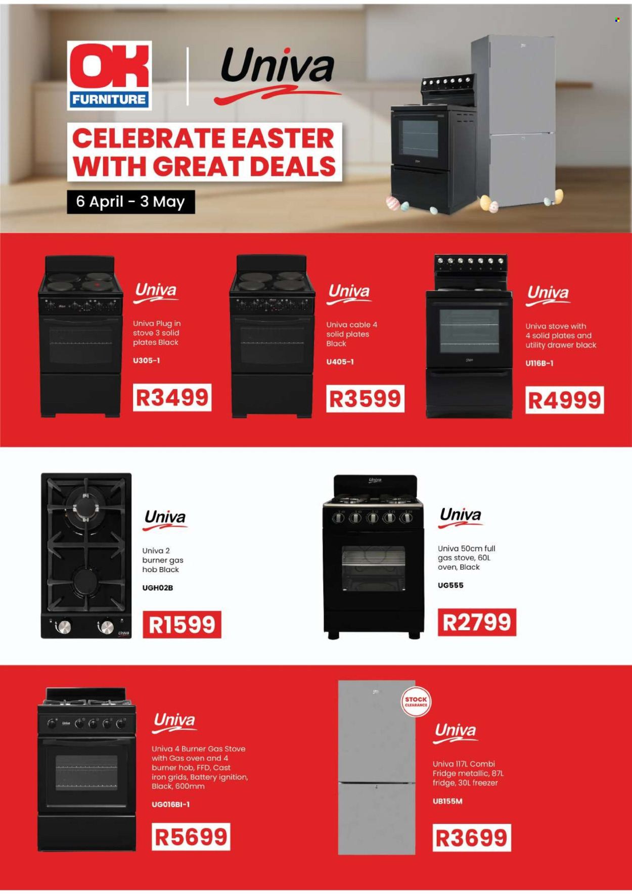 OK Furniture specials - 06/04/2026 - 03/05/2026. Page 1