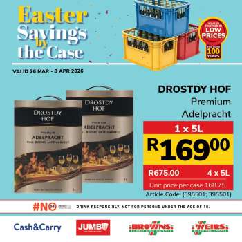 Jumbo Cash & Carry catalogue  - 26/03/2026 - 08/04/2026.