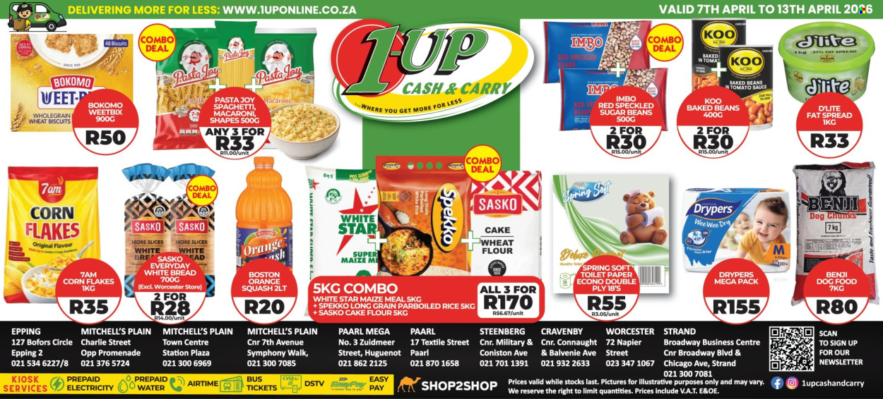 1UP Cash & Carry specials - 07/04/2026 - 13/04/2026. Page 1