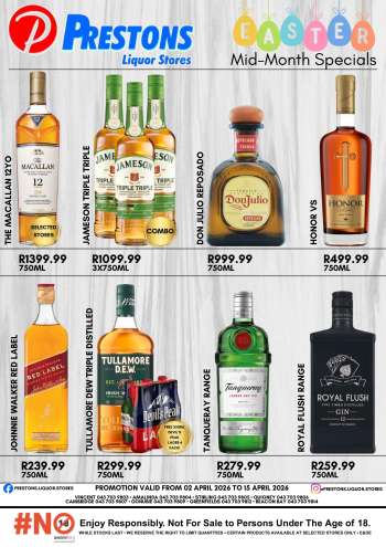 Prestons Liquor Stores catalogue  - 02/04/2026 - 15/04/2026.