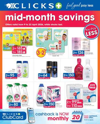 Clicks catalogue  - 09/04/2026 - 22/04/2026.