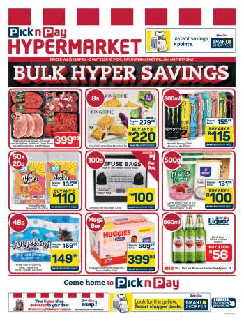 Pick n Pay Hypermarket catalogue  - 13/04/2026 - 03/05/2026.