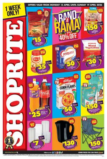 Shoprite catalogue  - 13/04/2026 - 19/04/2026.