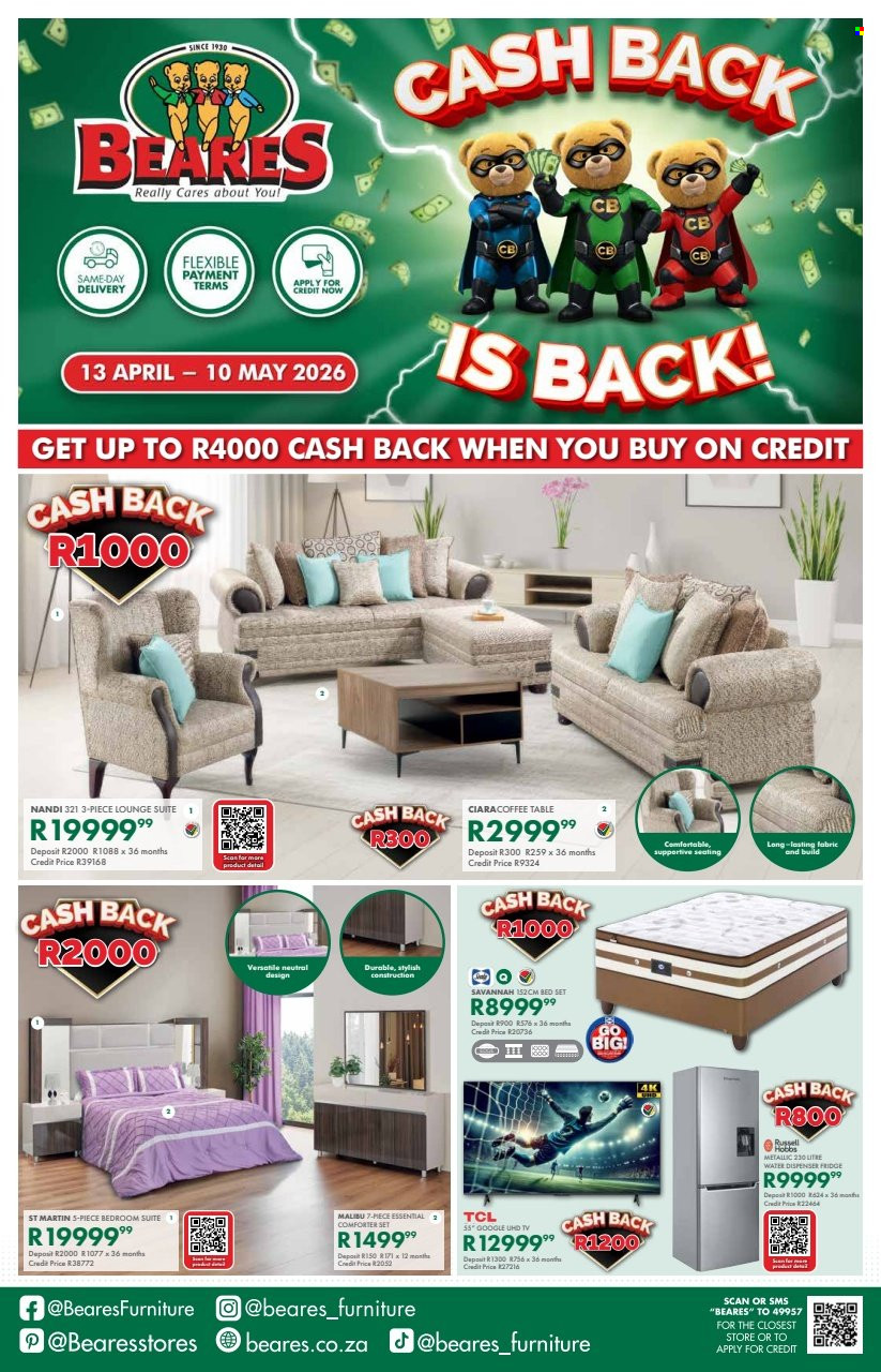Beares specials - 13/04/2026 - 10/05/2026. Page 1