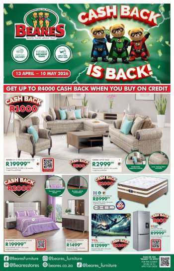 Beares catalogue  - 13/04/2026 - 10/05/2026.