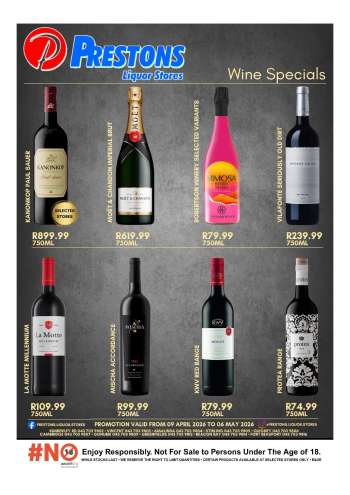 Prestons Liquor Stores catalogue  - 09/04/2026 - 06/05/2026.