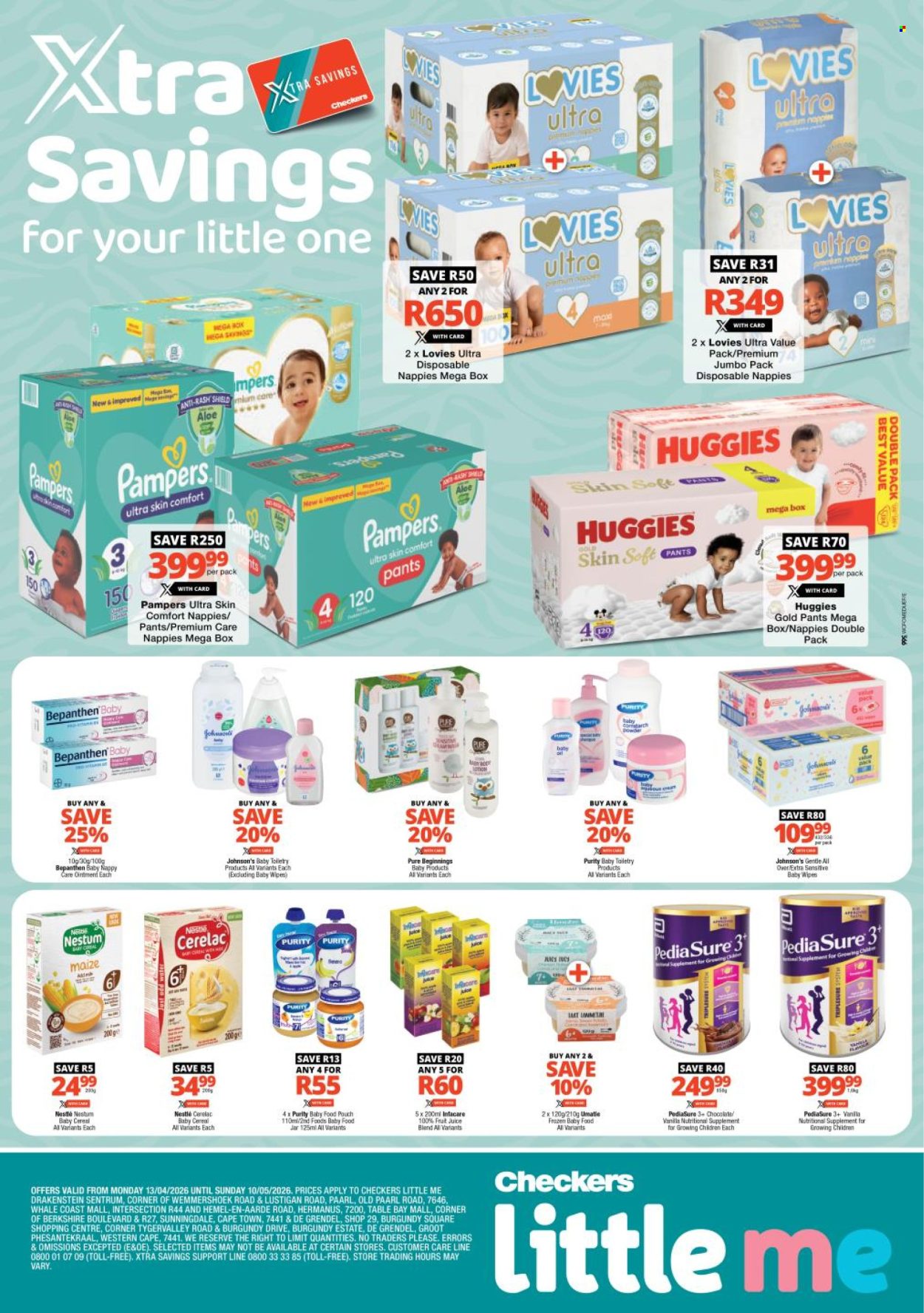 Checkers specials - 13/04/2026 - 10/05/2026. Page 1