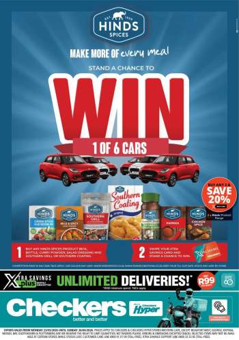Checkers catalogue  - 22/03/2026 - 26/04/2026.