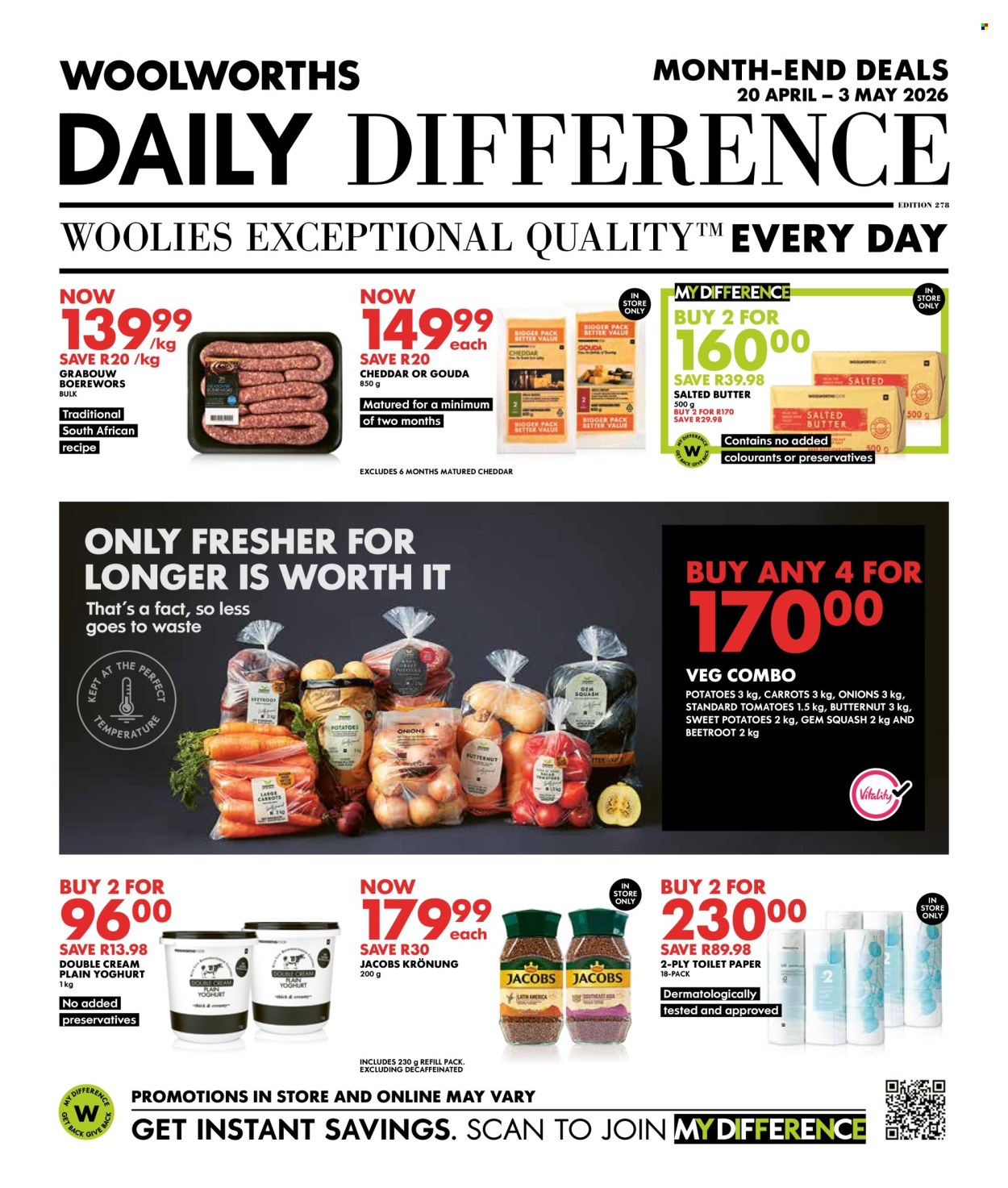 Woolworths specials - 20/04/2026 - 03/05/2026. Page 1
