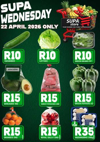 Supa Store catalogue  - 22/04/2026 - 22/04/2026.