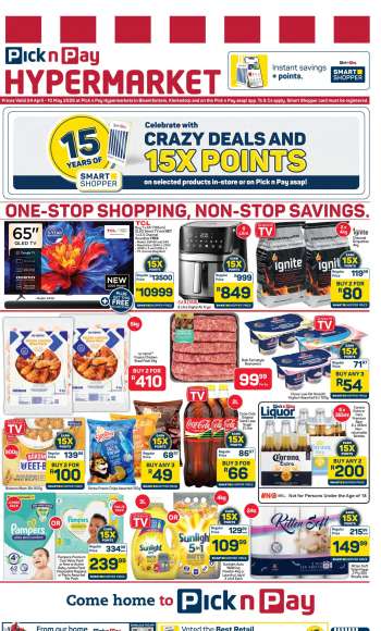 Pick n Pay Hypermarket catalogue  - 24/04/2026 - 10/05/2026.